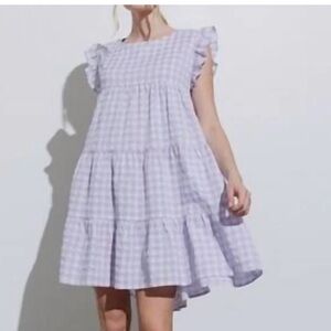 Aaron & Amber gingham dress - EUC